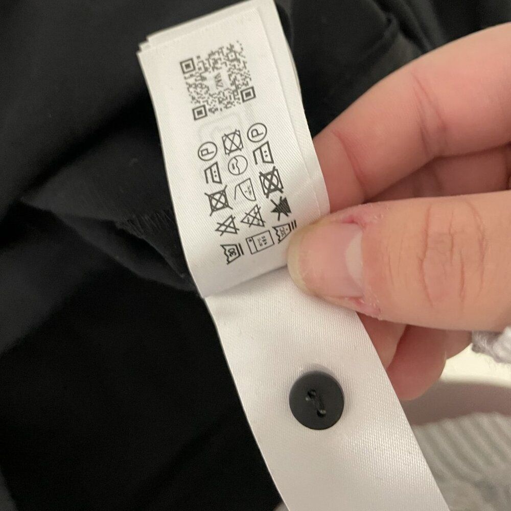 Zara Womens Midi Dress M Medium Black Pleated Linen Short Sleeve 4333/041 NWT - Picture 10 of 13